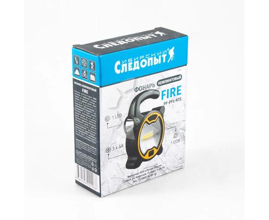 Фонарь кемпинговый "СИБИРСКИЙ СЛЕДОПЫТ-FIRE", 1 LED + 1 COB, 3хАА/200/, фото , изображение 9