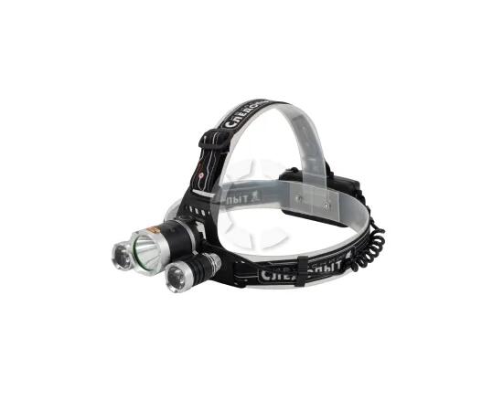 Фонарь налобный "Сибирский Следопыт -Fisher", 1LED WARM + 2 LED UV ,аккум.220В/100/60/, фото 