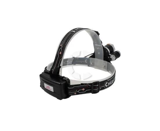Фонарь налобный "Сибирский Следопыт -Fisher", 1LED WARM + 2 LED UV ,аккум.220В/100/60/, фото , изображение 2
