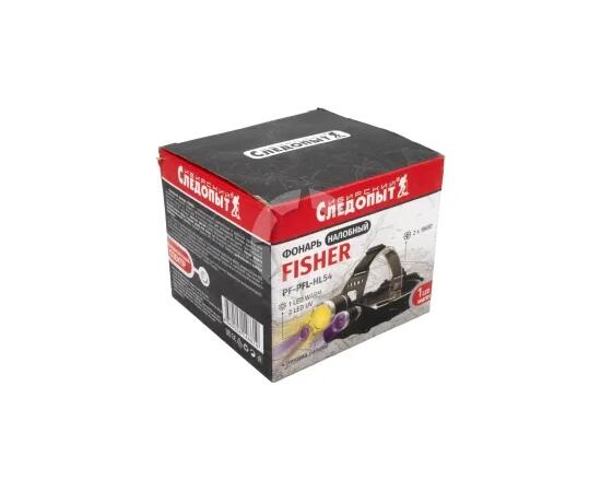Фонарь налобный "Сибирский Следопыт -Fisher", 1LED WARM + 2 LED UV ,аккум.220В/100/60/, фото , изображение 4