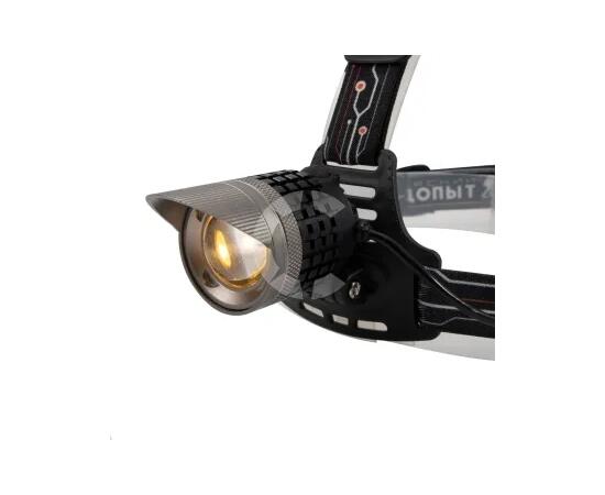 Фонарь налобный "Сибирский Следопыт -SOL", 1LED WARM,аккум.220В/50/60/, фото , изображение 3