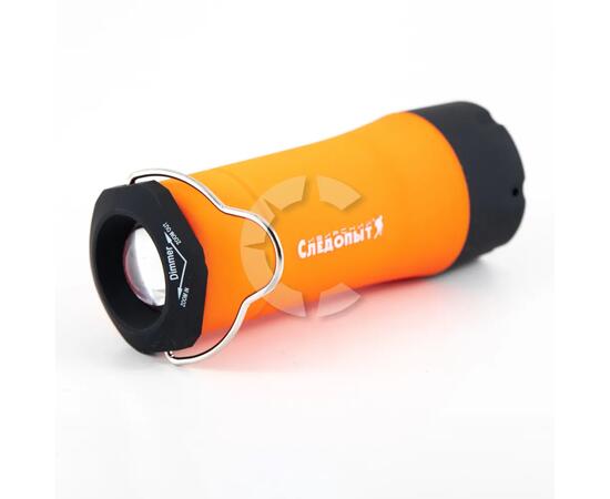 Фонарь кемпинговый "СИБИРСКИЙ СЛЕДОПЫТ-Факел", 1L, складной, 3хААА/192/, фото 