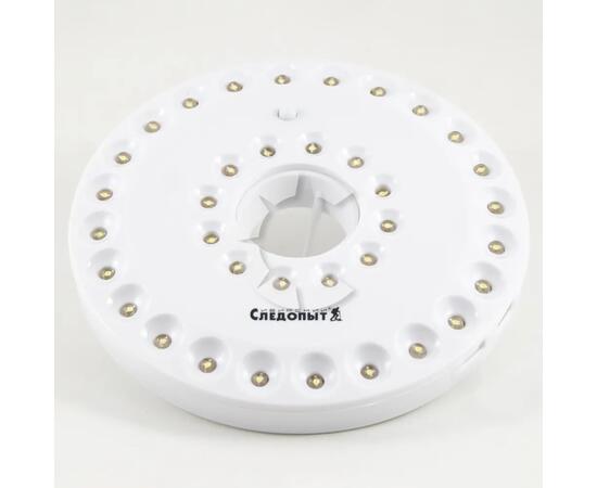 Фонарь кемпинговый "СИБИРСКИЙ СЛЕДОПЫТ-Лунный Свет 36", 36L, 4хАА/120/, фото 