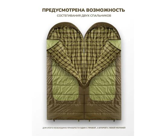 Спальный мешок RSP CHILL 400, правая молния, фото , изображение 8