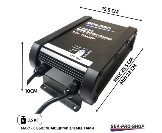 Зарядное устройство Sea-Pro ТЕ4-0333 (1х12В AGM, LEAD-ACID, LiFePo4), фото , изображение 2