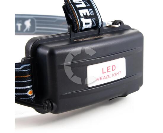 Фонарь налобный "СИБИРСКИЙ СЛЕДОПЫТ-Стильб", 1 LED + 4 COB, zoom, аккум. 220В/60/, фото , изображение 3