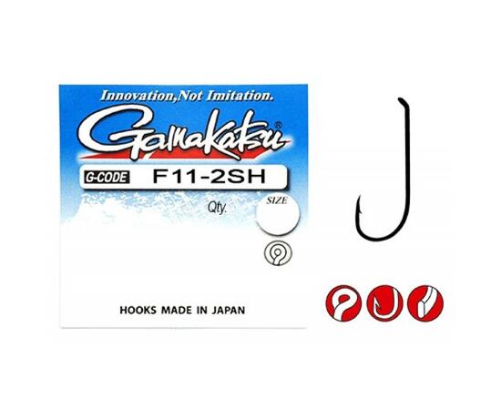 Крючки GAMAKATSU F11-2SH size 016, 25st, фото 