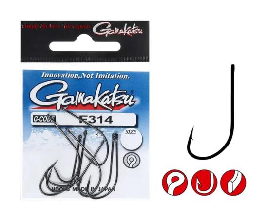 Крючки GAMAKATSU HOOK F314 #14, фото 