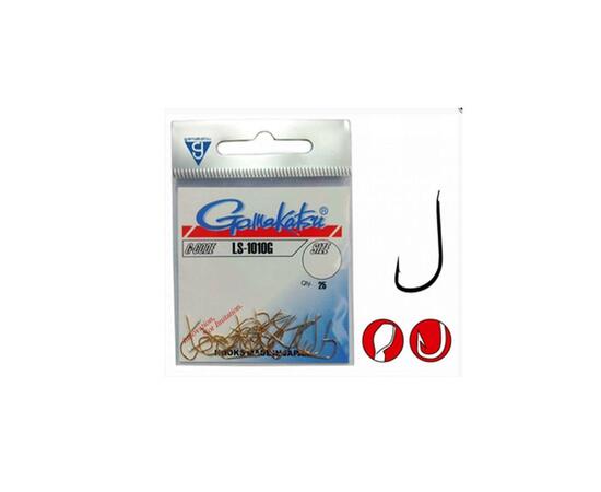 Крючки GAMAKATSU LS-1010G (GOLD) size 008, 25st, фото 