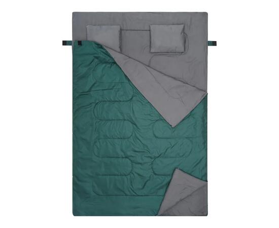 Спальный мешок RSP FAMILY 250 DOUBLE, зеленый, фото , изображение 10