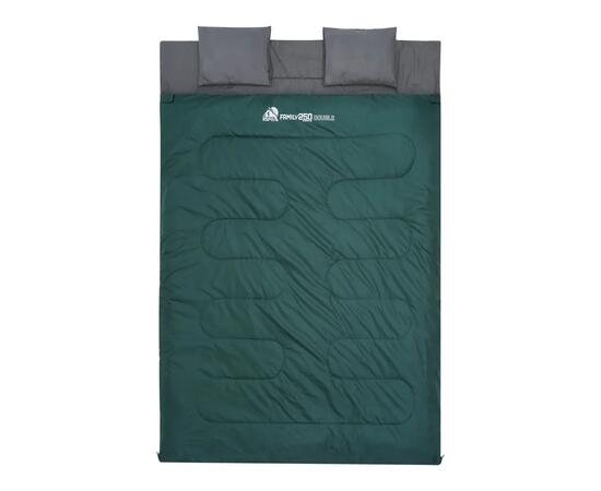 Спальный мешок RSP FAMILY 250 DOUBLE, зеленый, фото , изображение 8