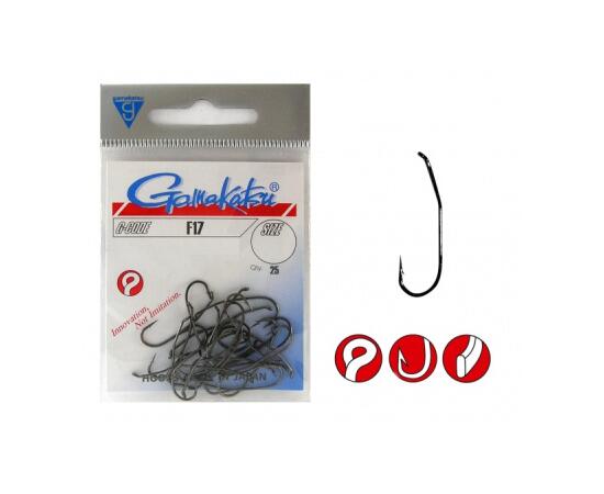 Крючки GAMAKATSU HOOK F17 #8, фото 