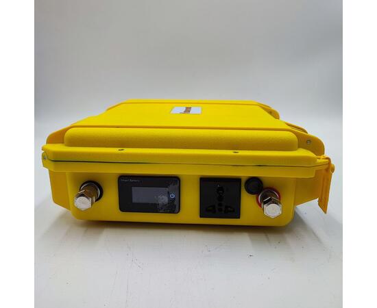 Аккумулятор BatteryCraft Lifepo4 12V 63Ah BMS 100 A cо встроенным Инвертором 300в c Bluetooth (желтый корпус), фото , изображение 5