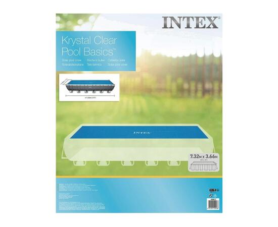 Плавающее покрытие для прямоугольных бассейнов 732х366см Intex 28017, фото , изображение 3