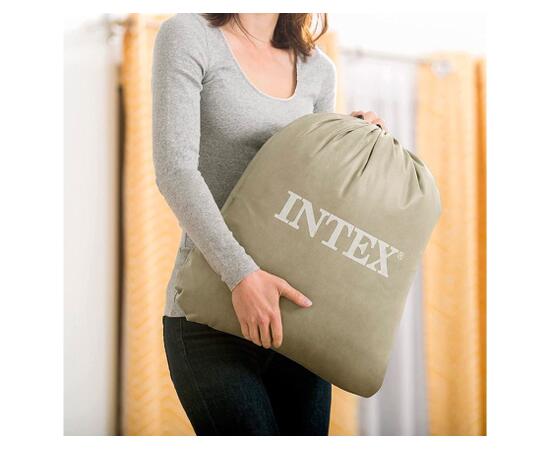 Кровать детская intex travel 2-in-1 107х168х25 см + насос Intex 66810, фото , изображение 4