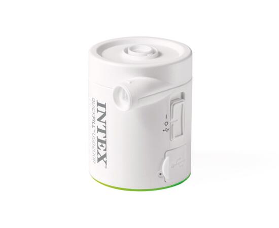 Насос электрический перезаряжаемый Quick Fill USB, (200л/мин) Intex 66637, фото 