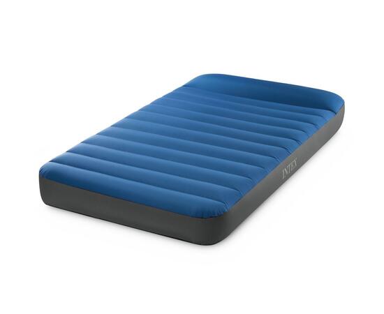 Одноместный надувной туристический матрас 99х191х22см "Truaire Outdoor Camping", с USB насосом 5V, до 136кг, однокамерный Intex 64011, фото 