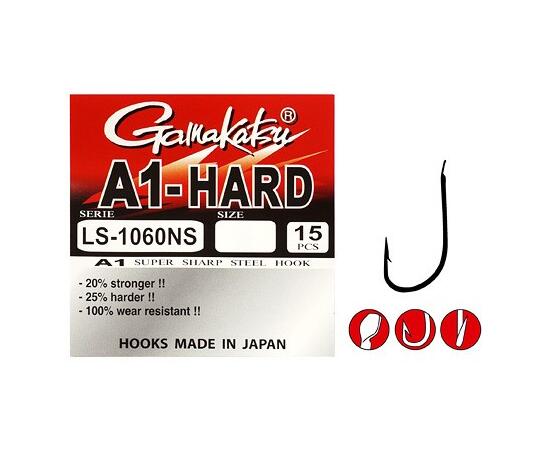 Крючки GAMAKATSU HOOK A1 LS-1060NS #6, Размер: 6, фото 