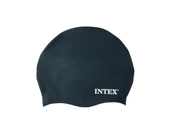 Силиконовая шапочка для плавания Intex 55992, Цвет: черный, фото , изображение 3