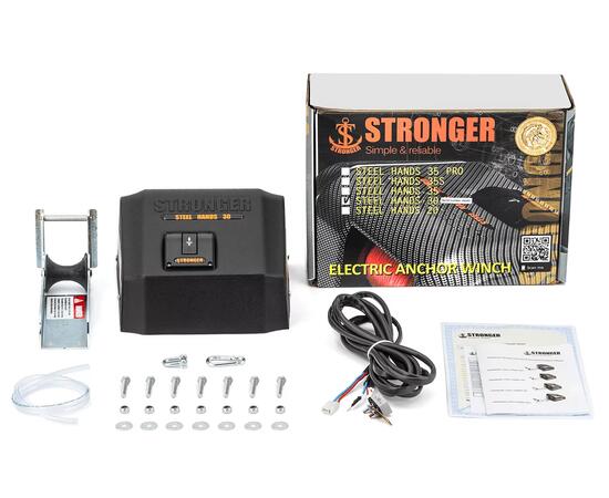Якорная лебёдка Stronger Steel Hands 30 PRO (функция свободного сброса якоря с плавным входом), фото , изображение 9