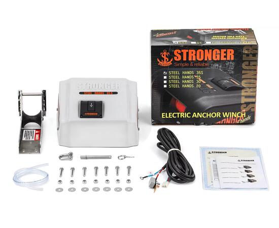Якорная лебёдка Stronger Steel Hands 35S нерж (функция свободного сброса якоря), фото , изображение 9