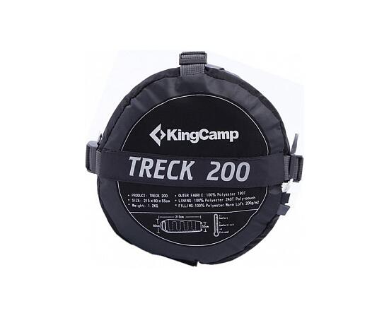 Спальный мешок KingCamp Trek 200 (-4С) 3191 grey, Цвет: серый, фото , изображение 4