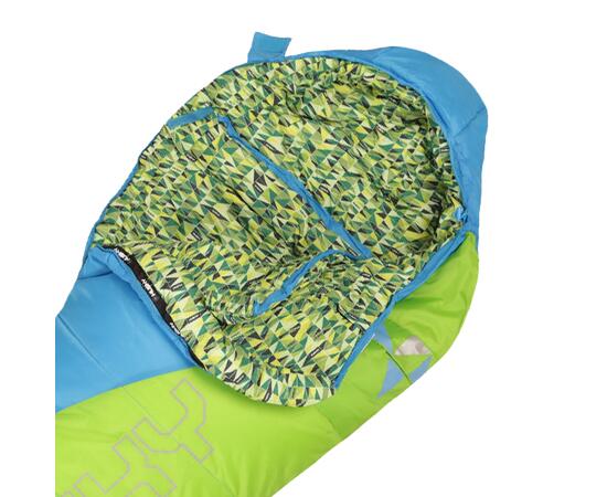 Спальный мешок Husky Kids Merlot 170х70 см Green/Blue, фото , изображение 3
