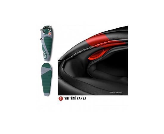 Спальный мешок Husky Magnum -15°C Dark Green, фото , изображение 6