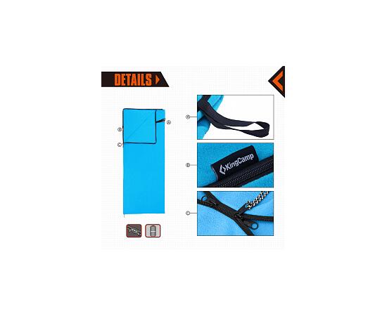 Спальный мешок KingCamp Spring 3102 blue, фото , изображение 6