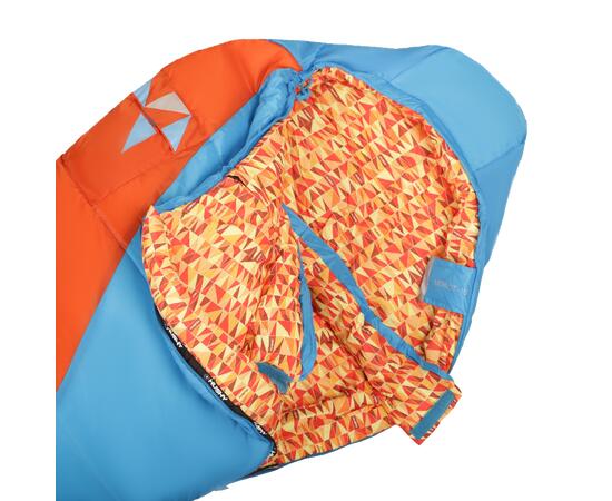 Спальный мешок Husky Kids Merlot 170х70 см Orange/Blue, фото , изображение 3