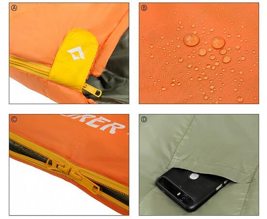 Спальный мешок KingCamp Favourer 600 8006 Orange, фото , изображение 3