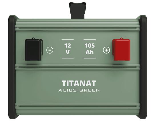 Аккумулятор литиевый Titanat 12V 105Ah LiFePO4 ALIUS GREEN, фото , изображение 4