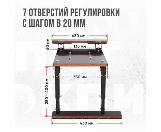 Кресло Кокпит Pro Black c формованным ППУ в комплекте с опорой с занижением 60 мм., (сталь), оранжевый-черный, черная стойка, Цвет: оранжевый-черный и черная стойка, Толщина: 60/120 мм, фото , изображение 3