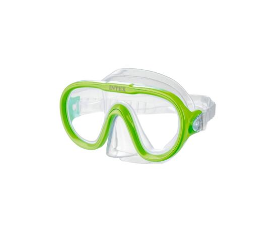 Маски для плавания sea scan Intex 55916, Цвет: салатовый, фото , изображение 5