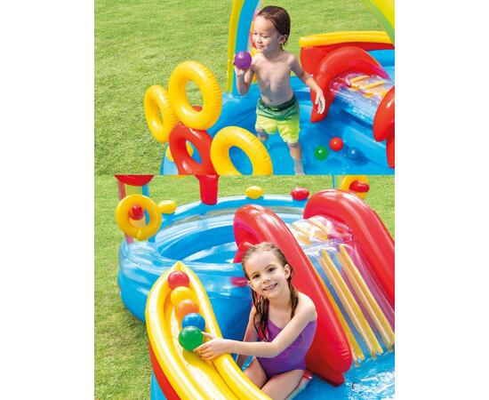 57453 Игровой центр Intex Радуга, 297 х 193 х 135 см, от 3 лет, фото , изображение 7