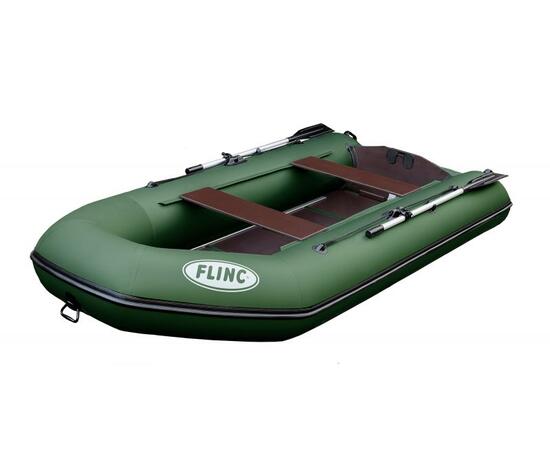 Моторно-гребная лодка Flinc FT340K оливковый, фото 