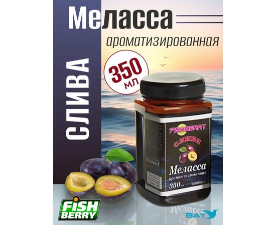 FishBerry Меласса ароматизированная  Слива - 350 мл, Вкус для группировки: Слива, фото 