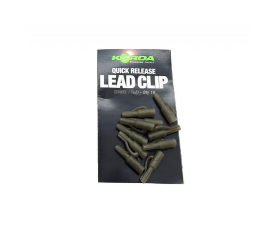 Безопасная клипса KORDA Quick Release Lead Clips Clay/Gravel, фото , изображение 2
