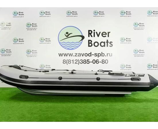 Надувная лодка RiverBoats RB 430 (Встроенный рундук) (транец L — 515 мм.), фото , изображение 4