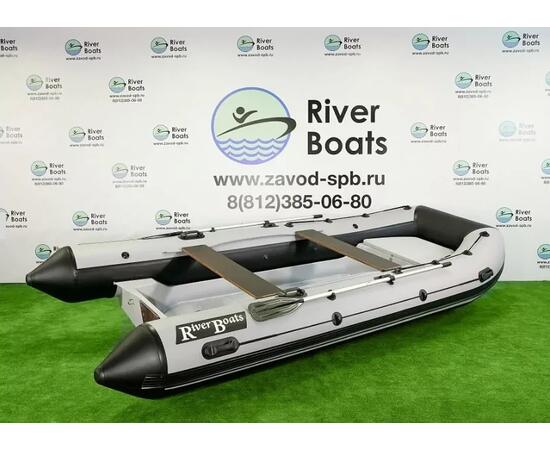 Надувная лодка RiverBoats RB 430 (Встроенный рундук) (транец S— 410 мм.), фото , изображение 6