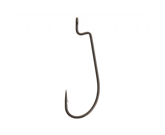 Крючок AZURA Slim Offset Worm Hook №2/0 5шт, фото 