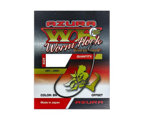 Крючки AZURA Tournament Worm Hook #1/0, фото , изображение 2