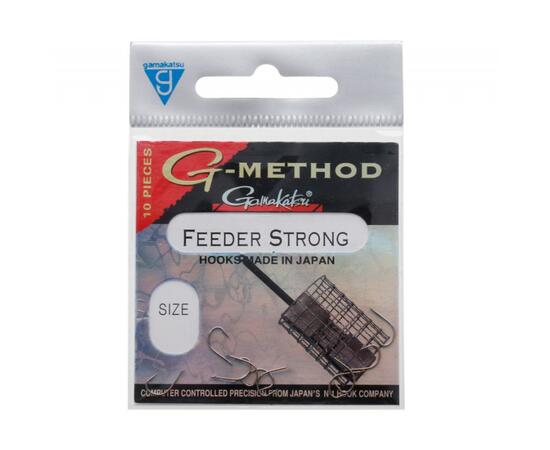 Крючок GAMAKATSU Feeder Strong B №6 10шт., фото , изображение 2