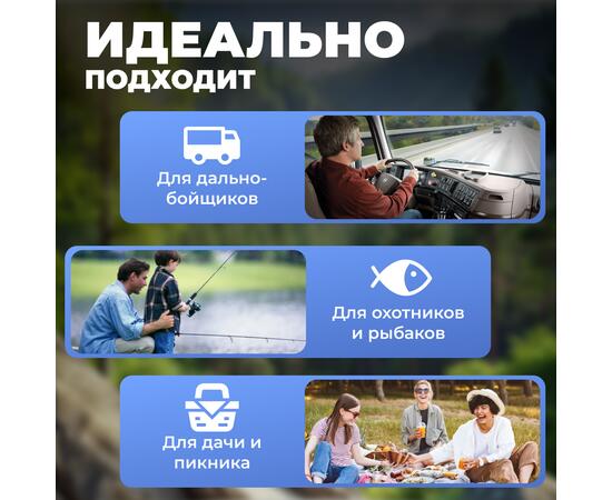 Автохолодильник Sundays SN-24 (синий), фото , изображение 3
