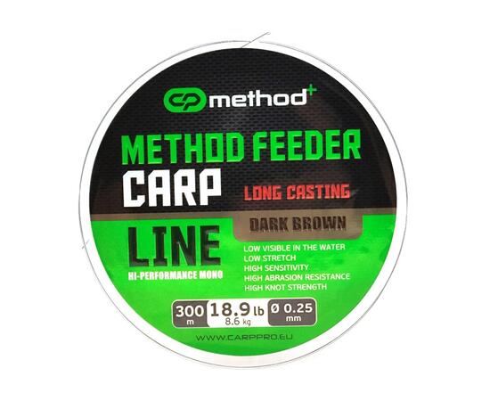 Леска CARP PRO Method+ Method Feeder Carp 300м 0,30мм, фото 