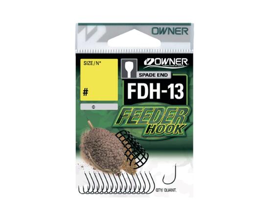 Крючок OWNER Feeder Hook FDH-13 BC №16 17шт (ЛОПАТКА), фото 
