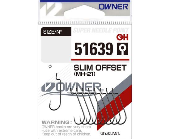 Крючок OWNER Slim Offset MH-22 BC №10 10шт, фото 