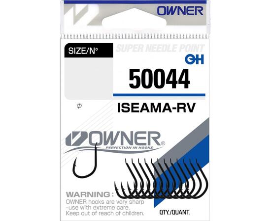Крючок OWNER Iseama Rv black №8 14шт, фото 