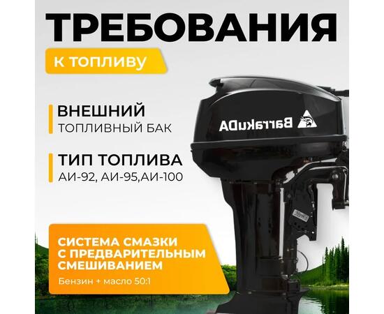 Лодочный мотор BarrakuDA HD9.9FHS, фото , изображение 3