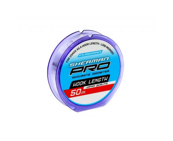 Леска FLAGMAN Sherman Pro Hook Lenght 50м 0,195мм, фото 